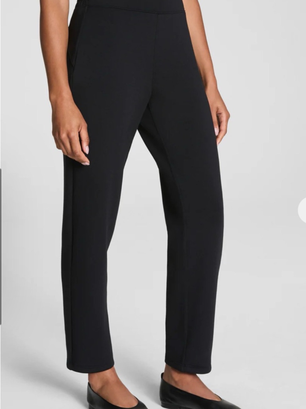 SPANX air essentials Black Straight-Leg Ponte Pants